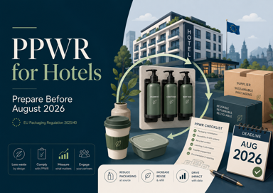 PPWR for Hotels: What to Prepare Before 12 August 2026