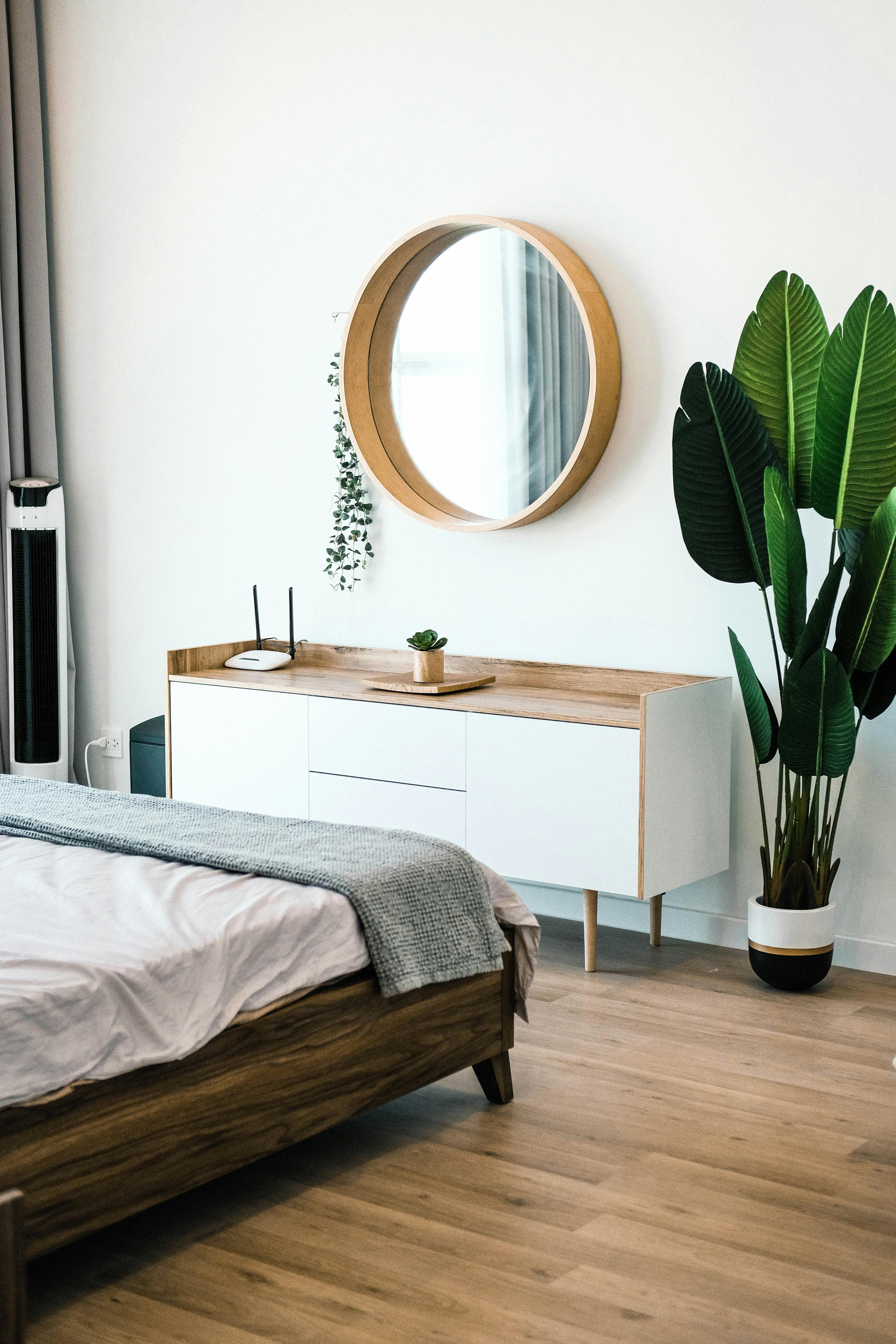 Bedroom with efficient hospitality equipment