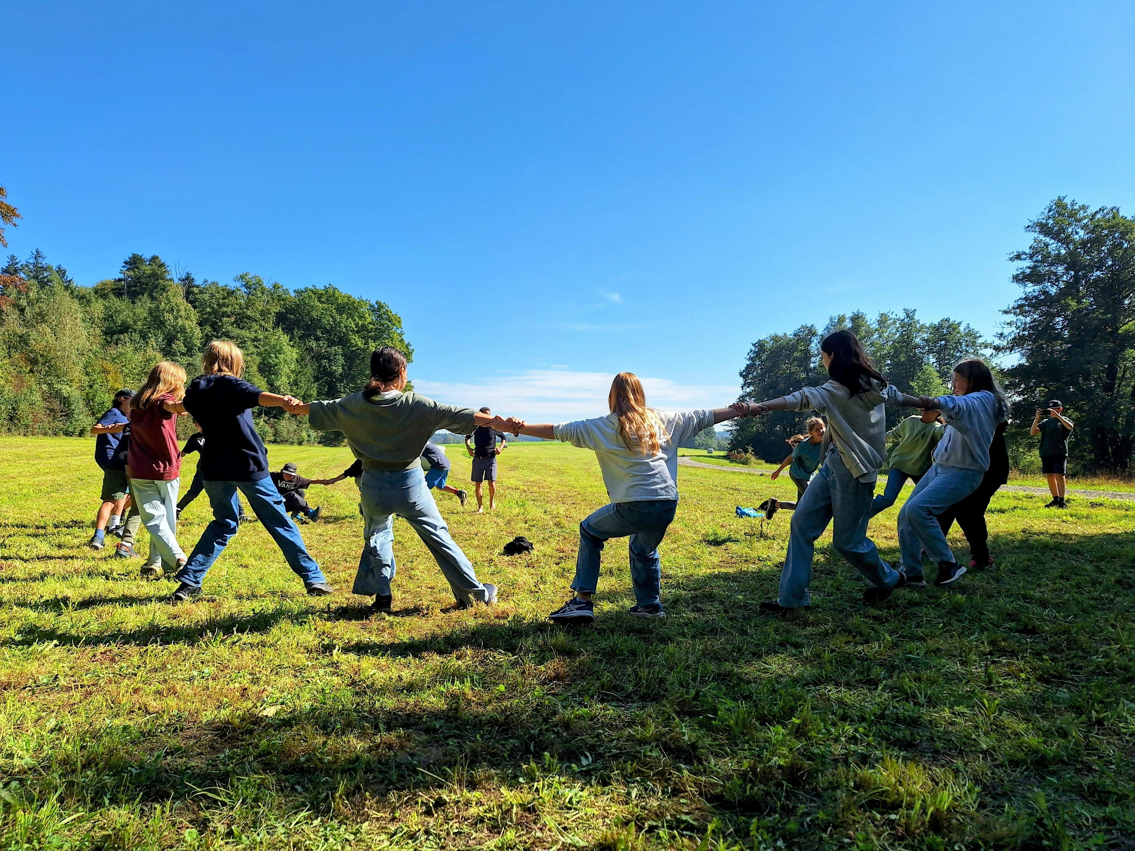 Hospitality space with sustainability engagement touchpoints