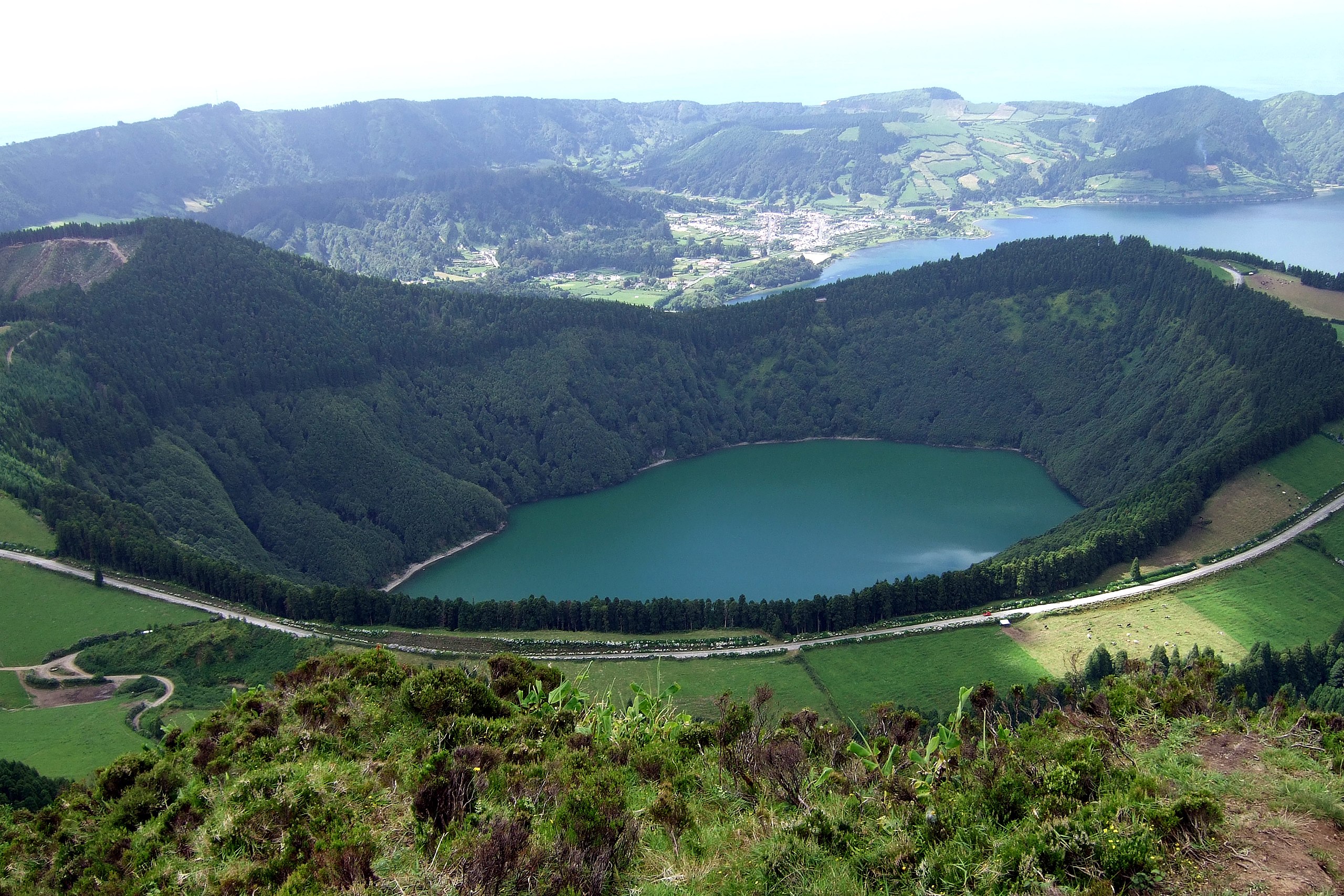 Santiago lake, São Miguel, Azores